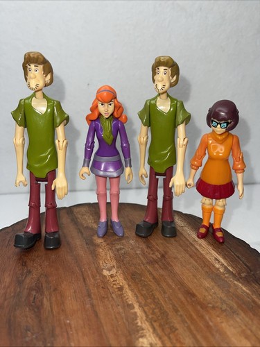 4 Scooby-Doo Hanna Barbera Figures Complete 2 Shaggy Velma & Daphne - 第 1/4 張圖片