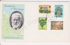 Unaddressed Guernsey FDC Cover 1975 VICTOR HUGO