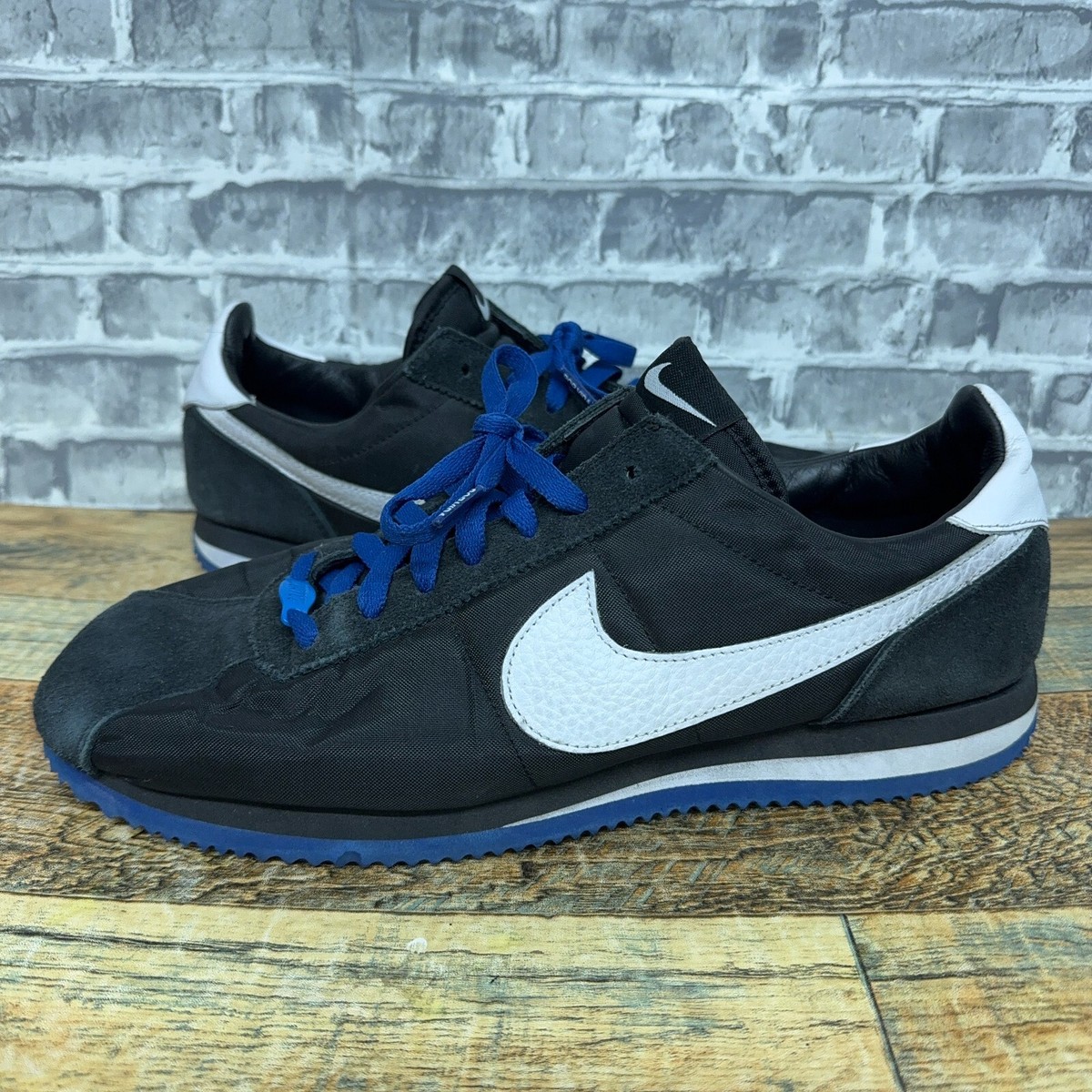 Nike Cortez Basic SP Undefeated LA Black Royal Blue 815653-014 Mens Size 13