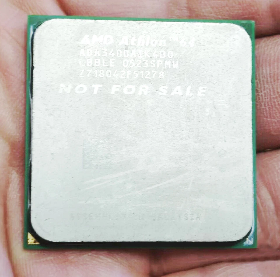 Test sample AMD 3400+ ADA3400AIK4B0 socket 754 high collection value - Image 2 of 2