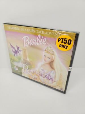 2002 Barbie as Rapunzel Original Video CD VCD  Mattel RARE- New Sealed