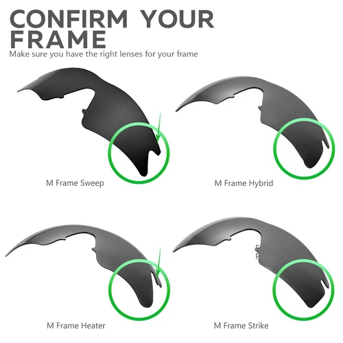 Walleva Replacement Lenses for Oakley M Frame Sweep - Multiple Options image 2