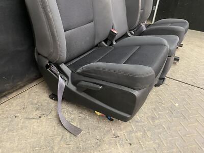 For 14-18 Chevrolet Silverado Seats Cover LT DOUBLE Cab Black Front Rear - Foto 6