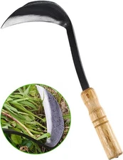 TOYPOPOR Japanese Weeding Sickle Hoe, 11" Gardening Hand 11 inch 