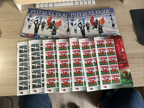 New ListingISLE OF MAN IOM 2008 INTERCELTIQUE MINT STAMP SHEETS & FIRST DAY COVERS. LOOK