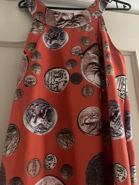 Women Dolce & Gabbana Dress Orange Knit 38
