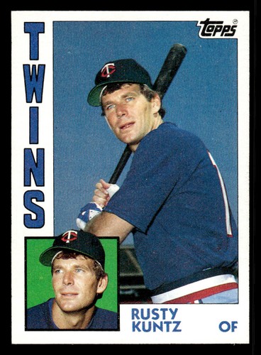 1984 Topps #598 Rusty Kuntz Card Minnesota Twins
