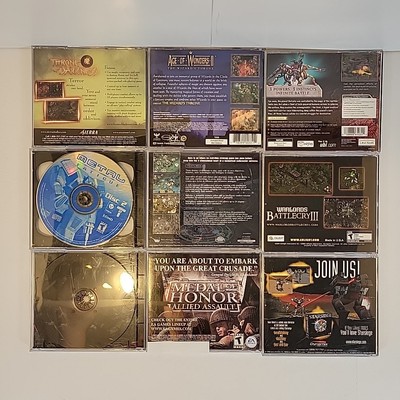 Lot De 10 Jeux PC Vintage Fantasy (dont Borderlands), En Bon état