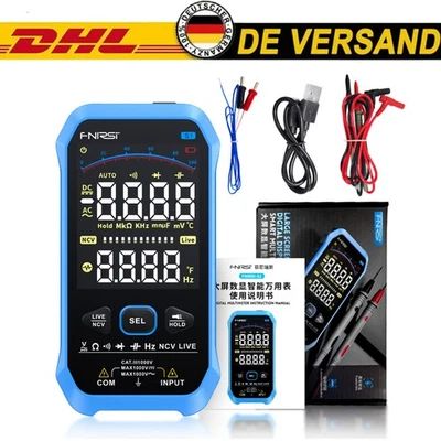 Digital Multimeter Messgerät LCD Strommesser Strom DC /AC Voltmeter Amperemeter - Bild 1 von 4