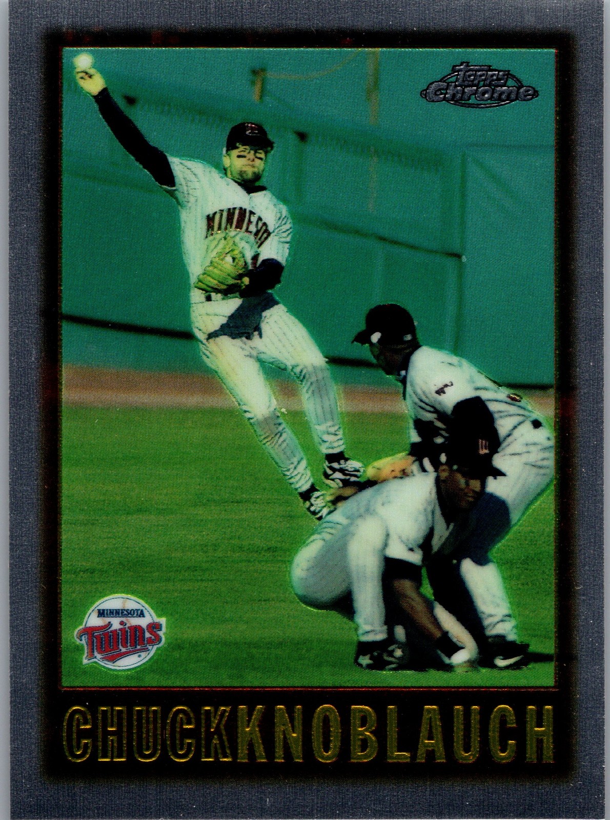 1997 Topps Chrome #22 Chuck Knoblauch