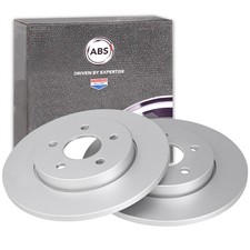 2x A.B.S. BREMSSCHEIBEN 280mm HINTEN passend für FORD MONDEO JAGUAR X-TYPE