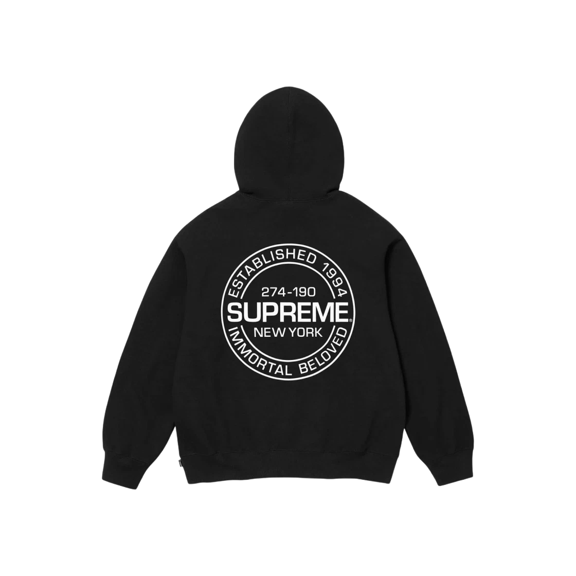 Sweat à capuche Supreme Immortal noir   24SS