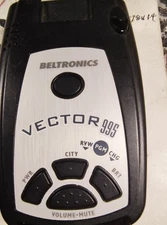 Beltronics Vector 995 Radar Detector, with power cord. No mount.