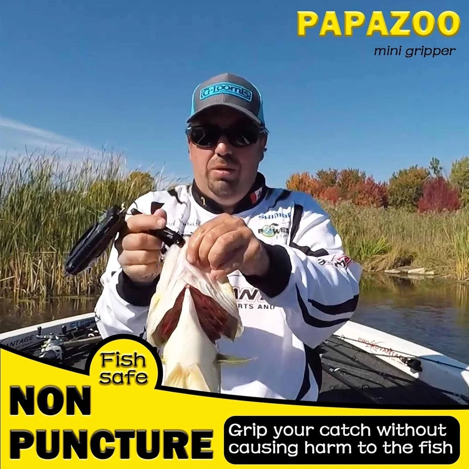 Paquete de 2 pinzas labiales para peces de 4,5" abrazadera sin pinchazos para escala y sistema de sacrificio Foto 4 de 4