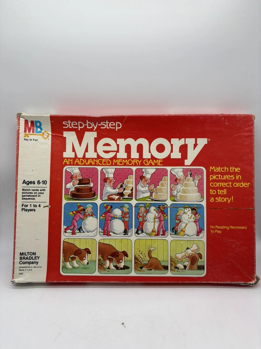 Memory Game 1980 Vintage Manufacture Board & Traditional Games for