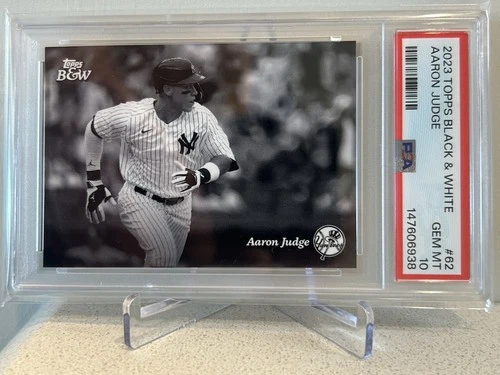 2023 Topps Black & White - Image Variation Aaron Judge #62 PSA 10