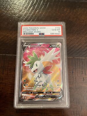 Carta Pokemon Shaymin V Full Art 152/172 Astros Cintilantes