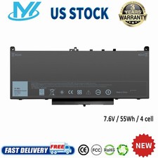   J60J5 Battery For Dell Latitude E7270 E7470 MC34Y WYWJ2 GG4FM 451-BBSY 451-BBSX