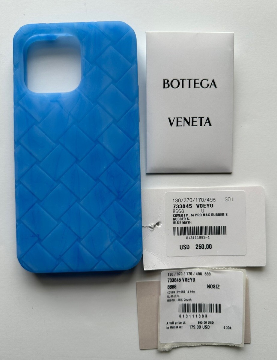 Bottega Veneta Intrecciato iPhone 14 Pro Max Case Blue/Mix Bottega Veneta Intrecciato iPhone 14 Pro Max Case Blue/Mix