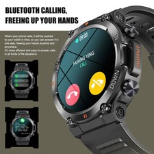 New Waterproof Smart Watch Military Tactical Wristwatch Sport Fitness Tracker