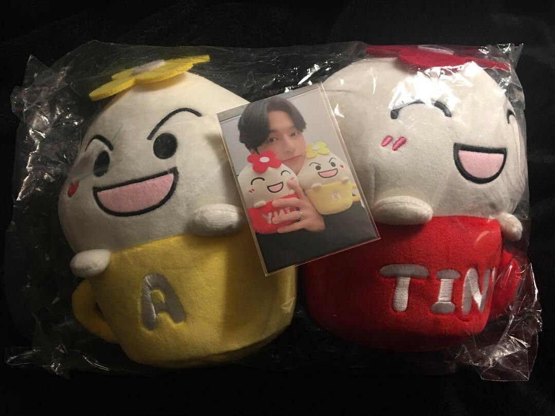 ATEEZ Teez-mon Plush Doll WOOYOUN Photo Card Pop Up Limited