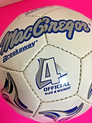 Soccer Ball. Official Size and weight 4 Pelota de futbol.  ''MACGREGOR'' Breakaway
