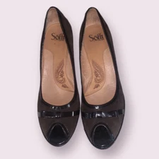 Sofft peep toe Suede 3’ Heels 9.5 Anti Slip Sole