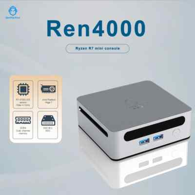 2025 New Mini PC Ren4000 4700U AMD Ryzen7 4700U CPU