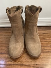 Laurence Dacade Tan Suede Pete Boots 39 $800