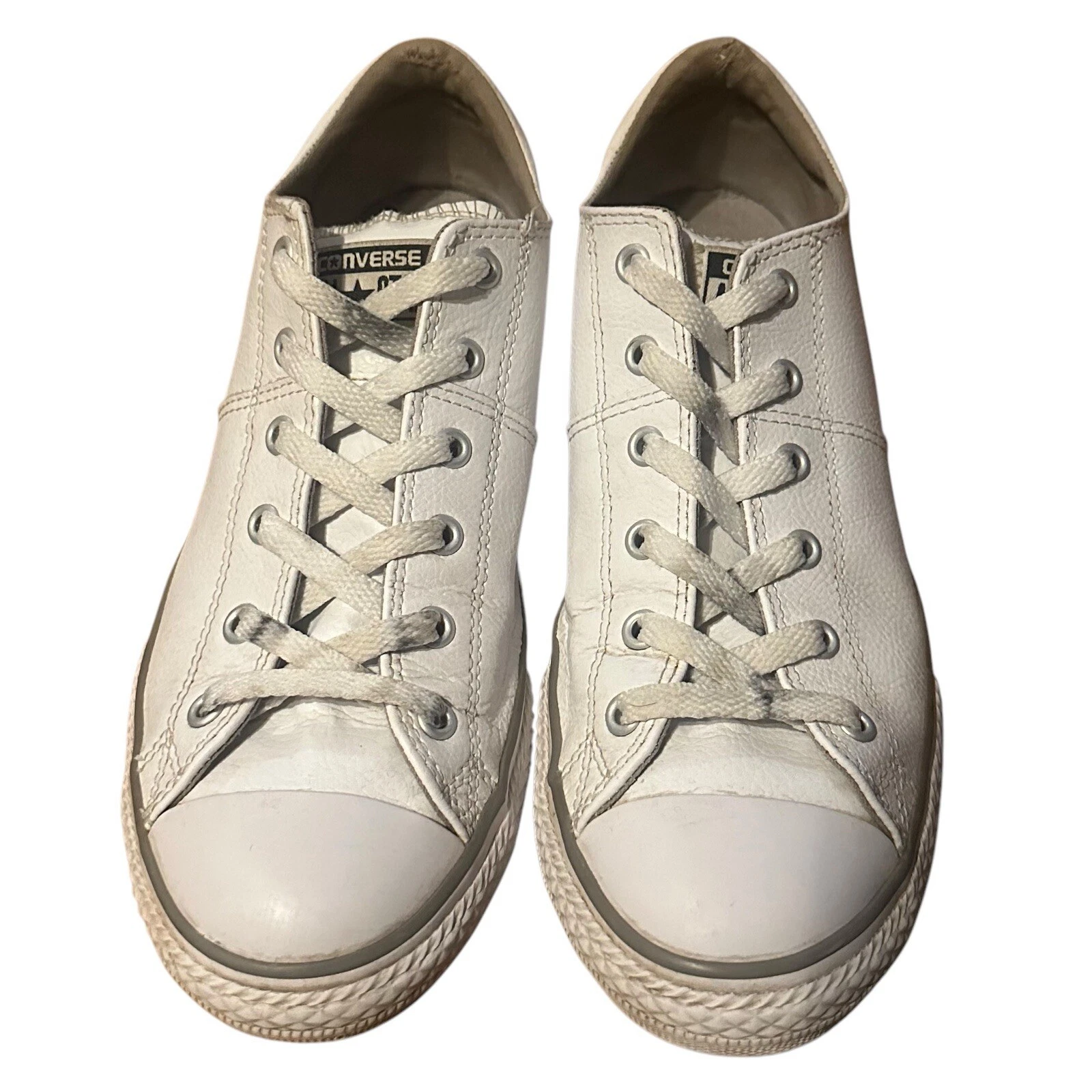 Converse Chuck Taylor All Star basse bianche taglia 6 unisex junior 654220C