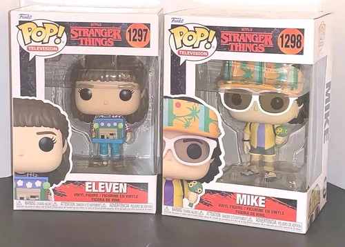 Funko Pop Stranger Things - Mike #1298 - Figurine Vinyle Neuve *BOÎTE ABÎMÉE* - Collection TV