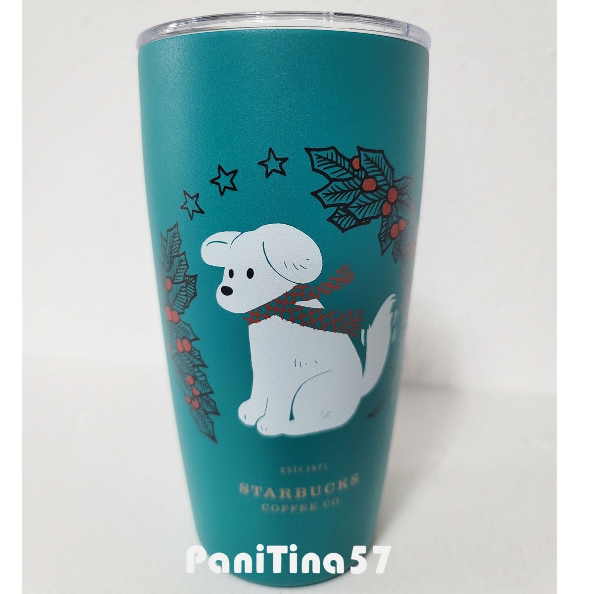 Starbucks Korea Miir Holiday Lovely White Dog Tumbler 473ml | eBay
