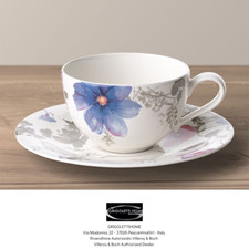 Villeroy & Boch - Tazza Colazione Con Piatto Mariefleur Gris  - Rivenditore