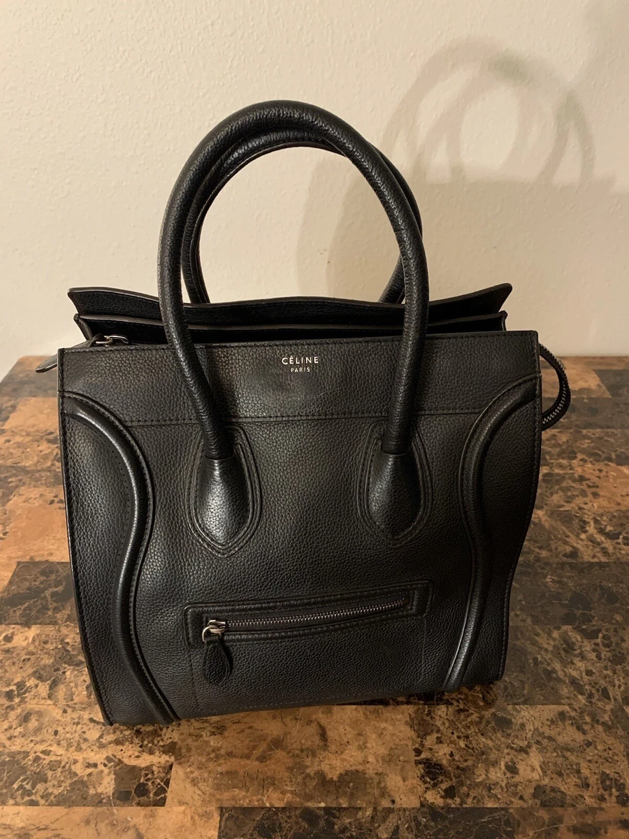 Celine Luggage Nano Black