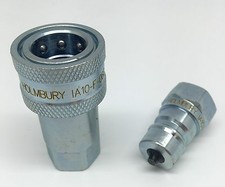 QUICK RELEASE FITTING BSP HYDRAULIC CONNECTORS/COUPLINGS ISO A - 1/4" - 1"
