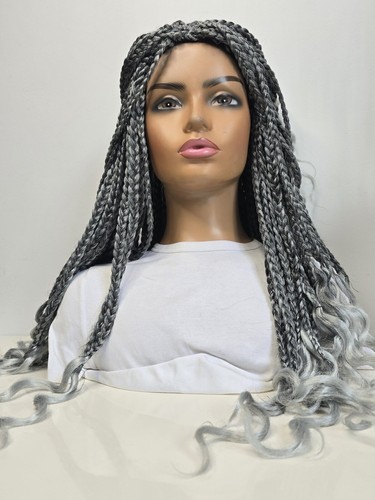 Braided Wig, Single Braids Wig 22inch - Picture 7 of 9