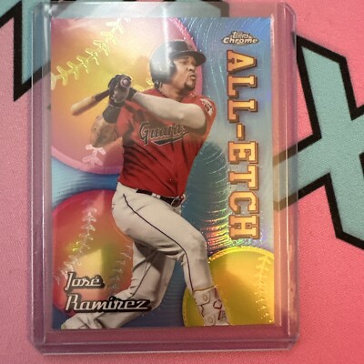 Jose Ramirez 2024 Topps Chrome - All-Etch - Refractor #CAE-17 - Guardians