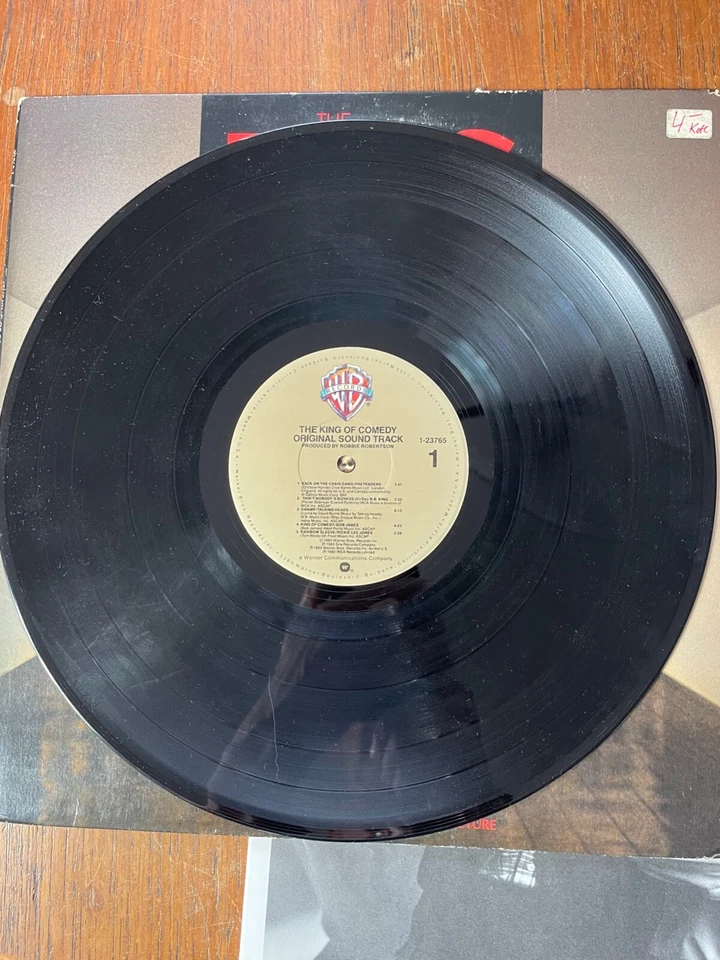 The King of Comedy (1983) - New Original Soundtrack LP Record! WB 1-23765 - Image 3 of 4