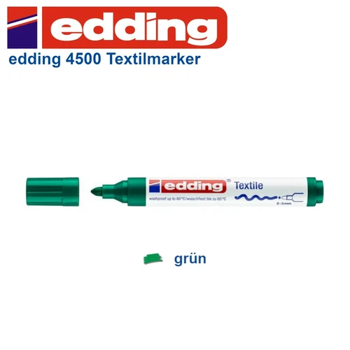 Edding 4500 Textilmarker Textil Marker Stift T-Shirt Stoff - Bild 5 von 17
