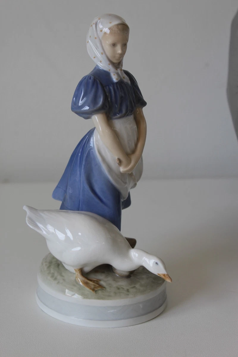 ロイヤルコペンハーゲン女性とガチョウのフィギュア Royal Copenhagen Goose Girl for sale | eBay