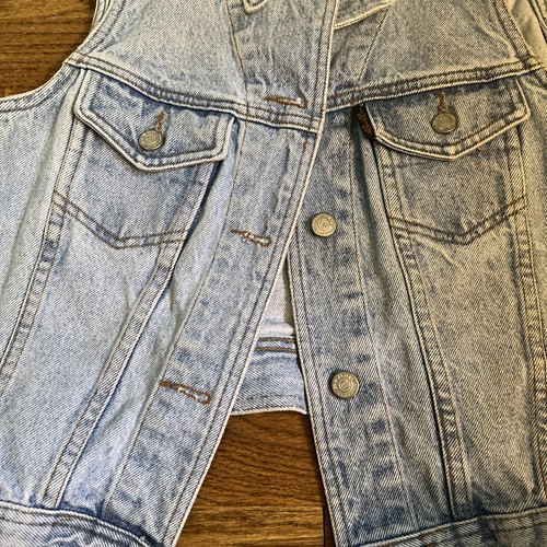 Be Bop Denim Vest Large - Picture 3 of 4