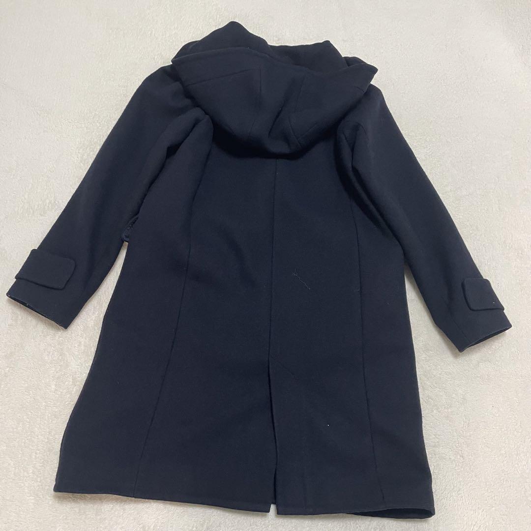 LE CIEL BLEU Wool Belted Coat Size US38 (M) Long Coat Black