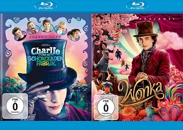 Charlie und die Schokoladenfabrik + Wonka im Set # 2-BLU-RAY-NEU - Bild 2 von 4