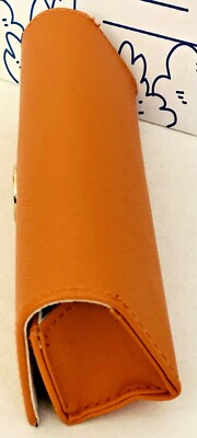 Tory Burch Bright Orange Eyewear Case with Gold Logo s-l400.jpg main image 2