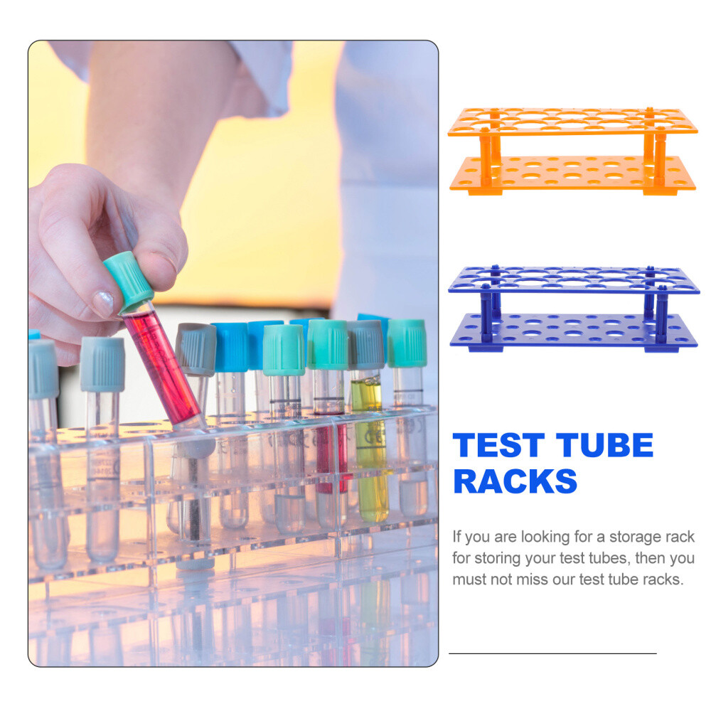 2Pcs Test Tube Racks Glass Tube Holder Test Tube Stand Tube Rack Holder