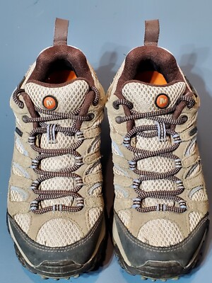 Merrell Moab Womens 7 WTPF Ventilator Dusty Olive Trail Hike Shoes Waterproof 
