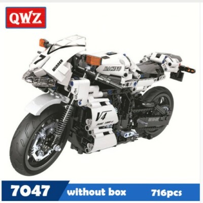 M 716 TEILE MOTORRAD RACING BAU TECHNIC PÄDAGOGISCHES SPIELZEUG BIKE BASTELN 