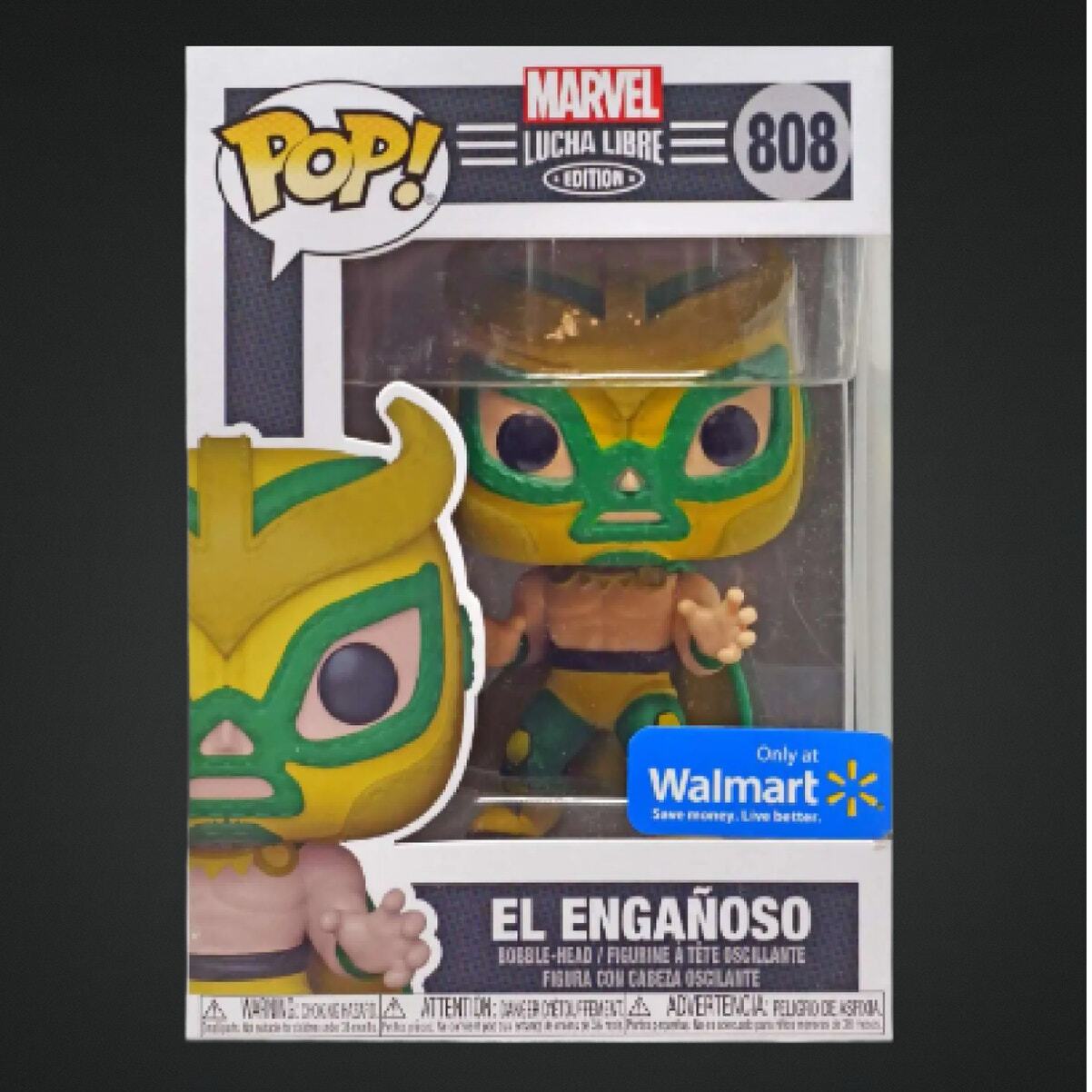 Marvel El Enganoso Loki Lucha Libre Funko Pop 808