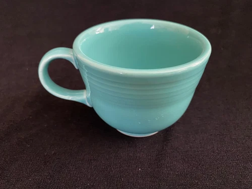 Fiesta Fiestaware Turquoise Blue Tea Cup EUC Homer Laughlin China Pottery