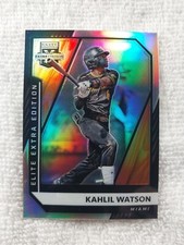 2021 Panini Elite Extra Edition Kahlil Watson  Optic Holo  #16 Miami Marlins